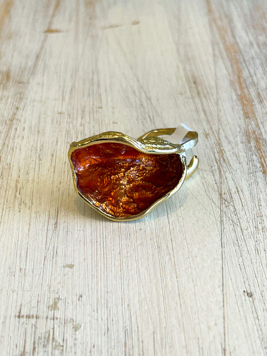 COPPER AND GOLD RING