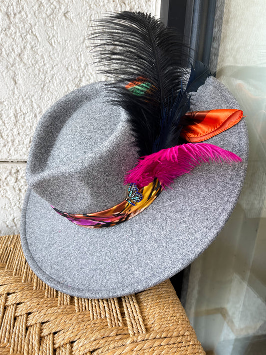 BUTTERFLY WING WESTERN HAT