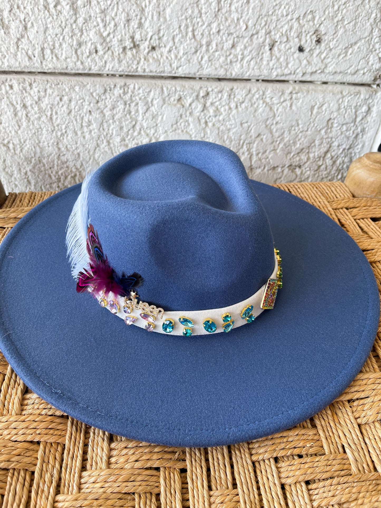 BLUE QUEEN WESTERN HAT