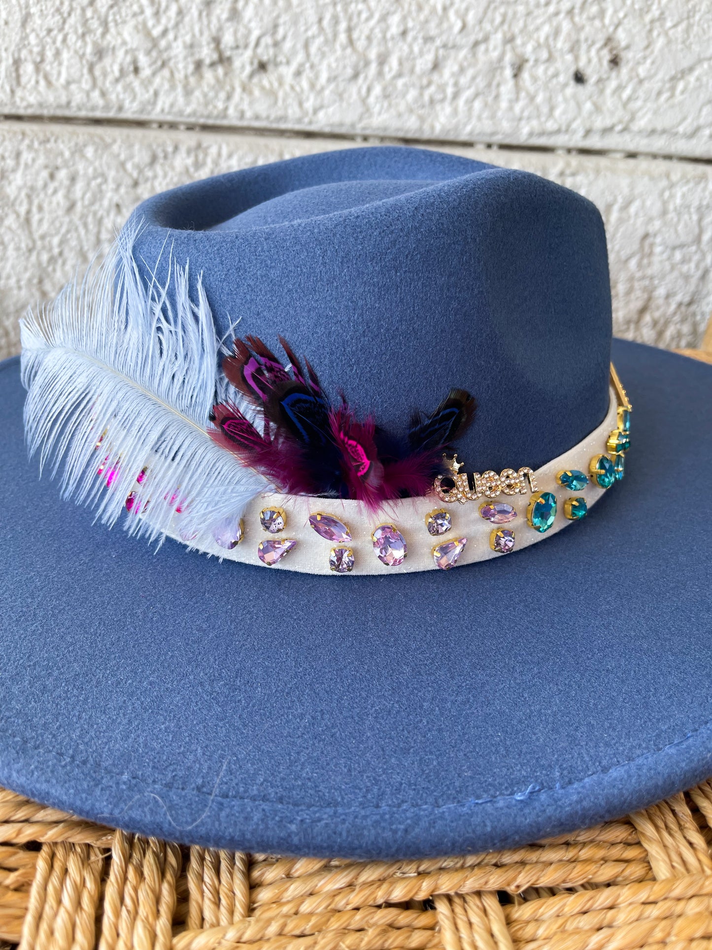 BLUE QUEEN WESTERN HAT