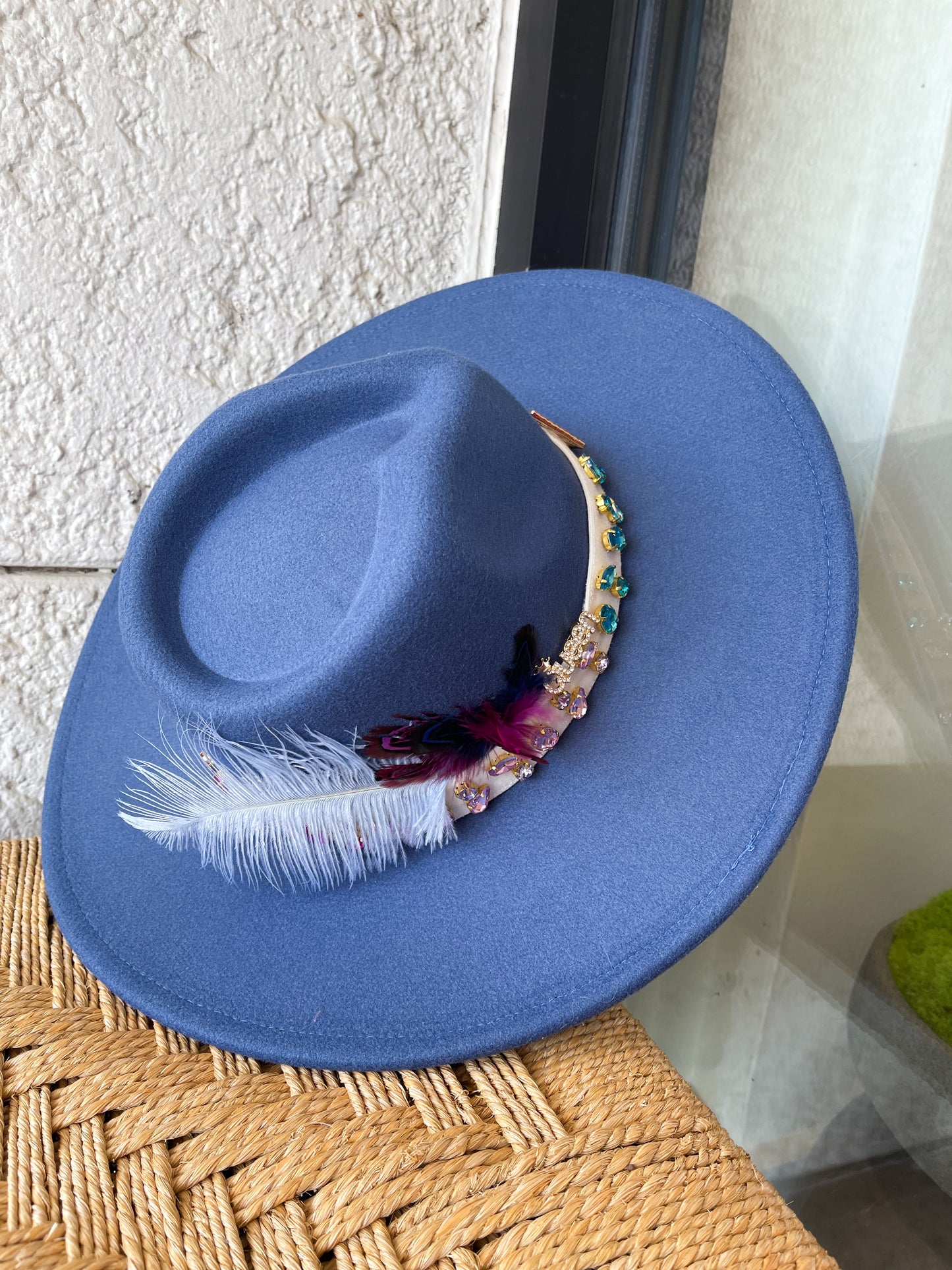 BLUE QUEEN WESTERN HAT