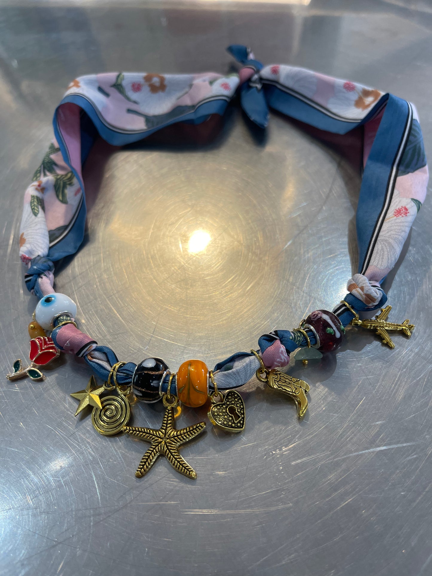 GOOD LUCK SCARF NECKLACE/BRACELET