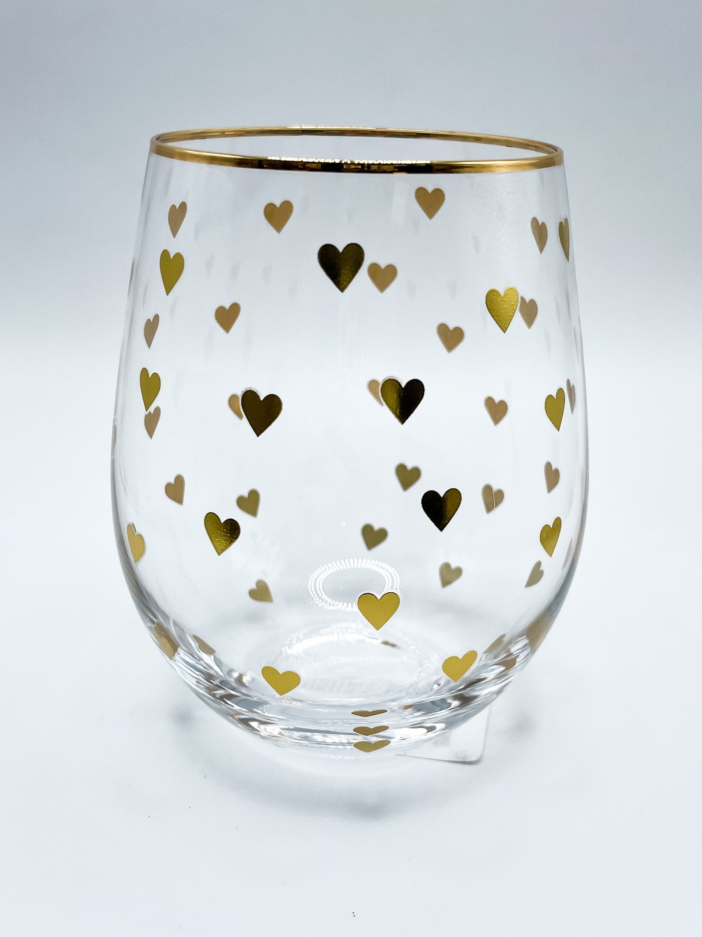 STEMLESS WINE GLASS WITH HEART