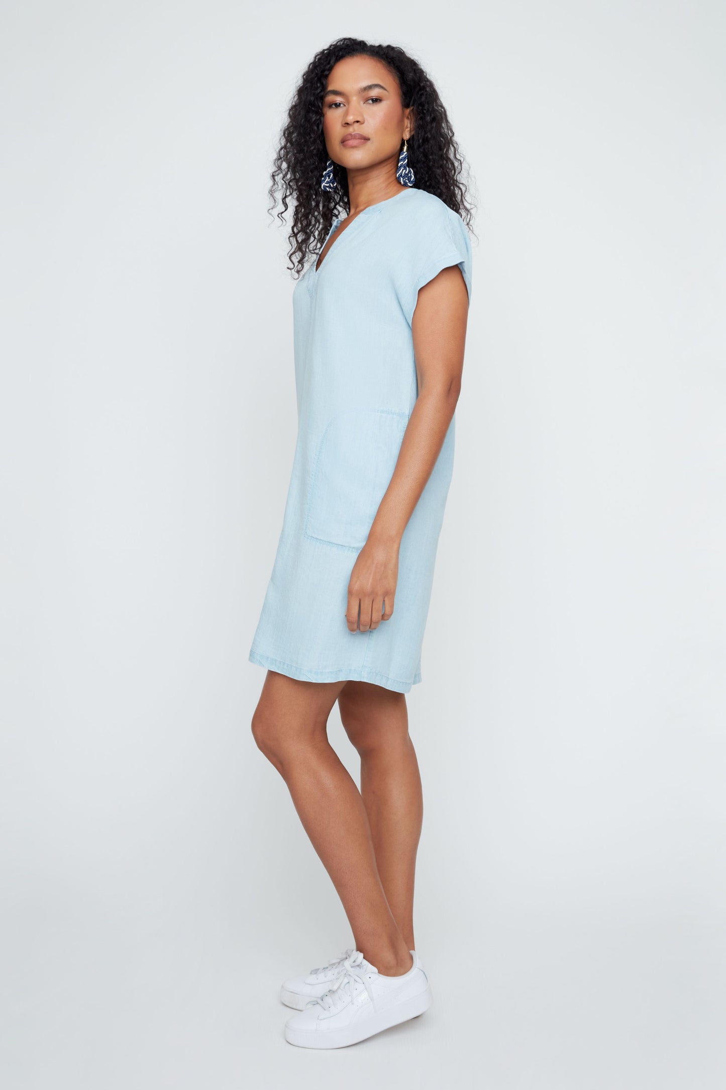 ALIZA CHAMBRAY DRESS