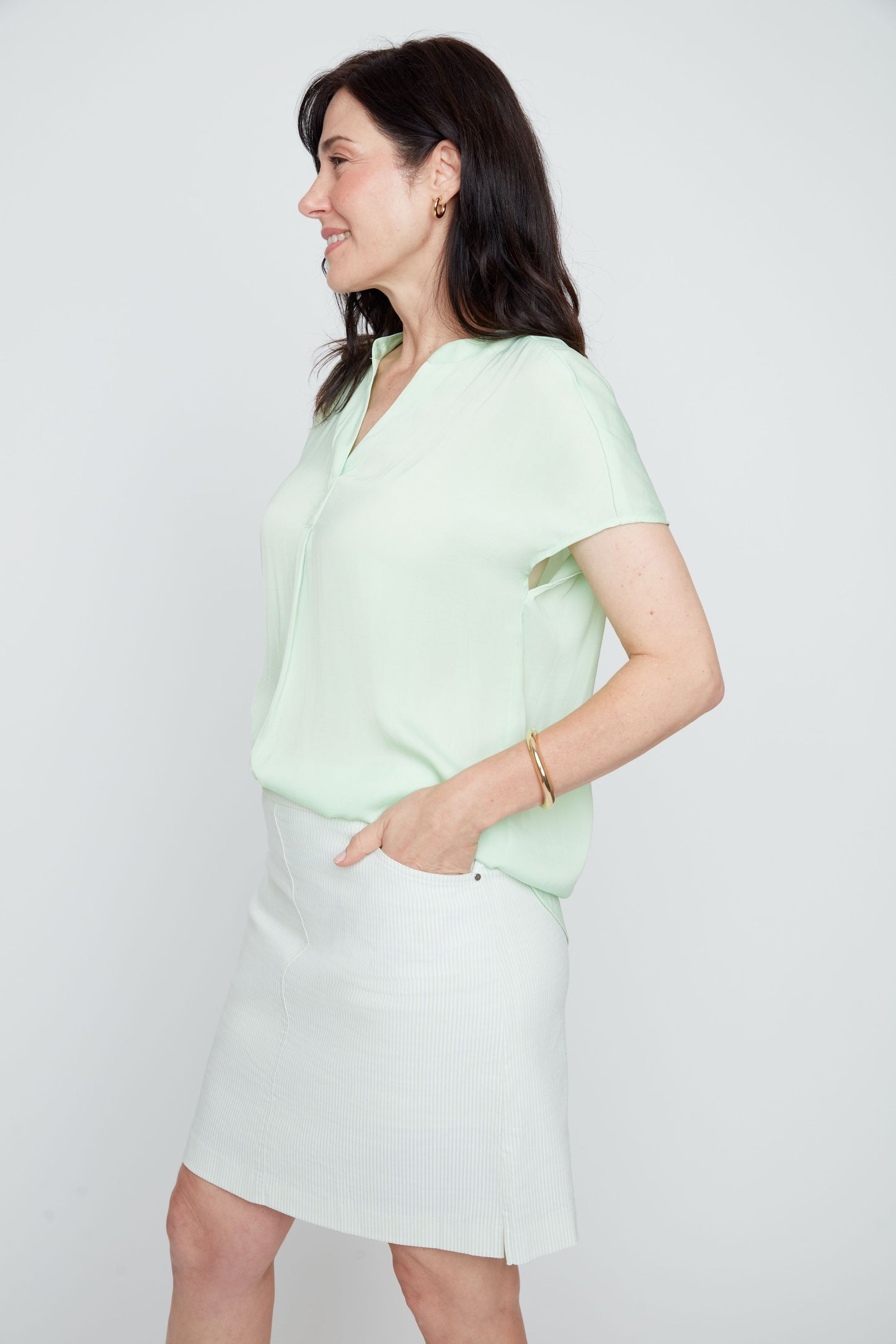 LEILANY HONEYDEW BLOUSE