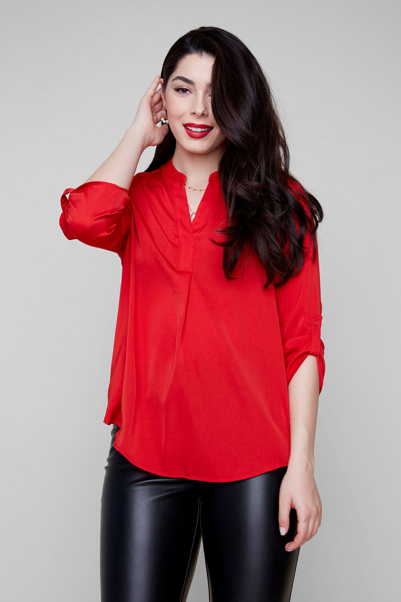 HARMONY SCARLET BLOUSE