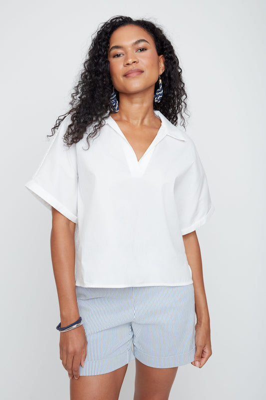JULIETTE WHITE BLOUSE
