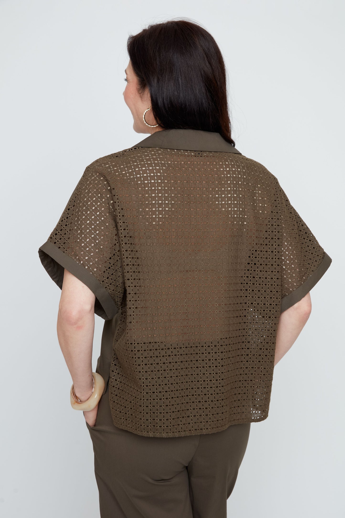 JULIETTE KHAKI BLOUSE