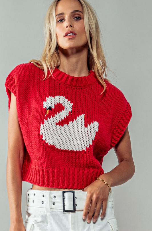 SWAN SERENADE SWEATER