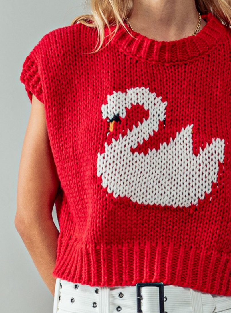 SWAN SERENADE SWEATER