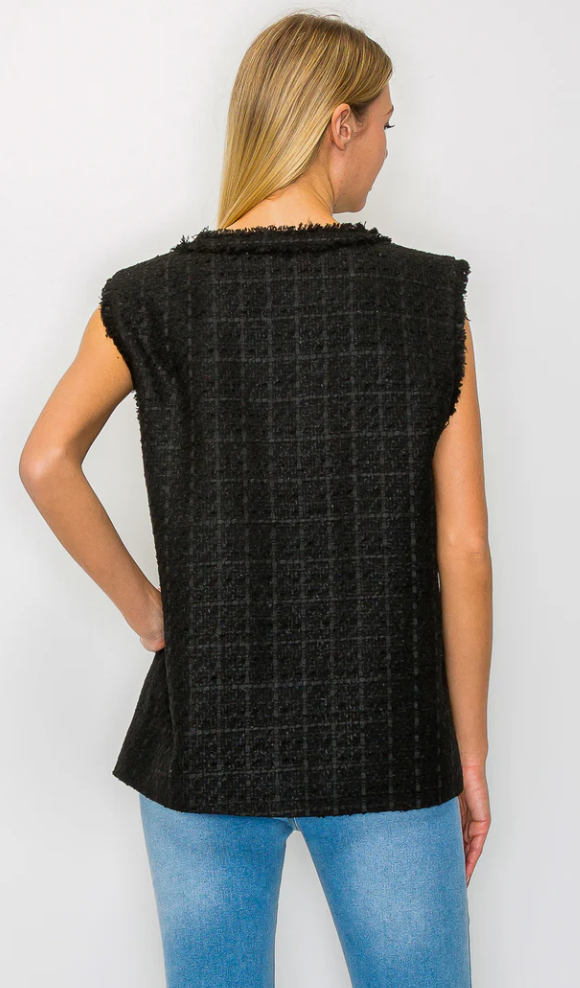 JENNIFER TWEED VEST