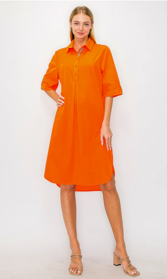 WENDI DRESS - ORANGE