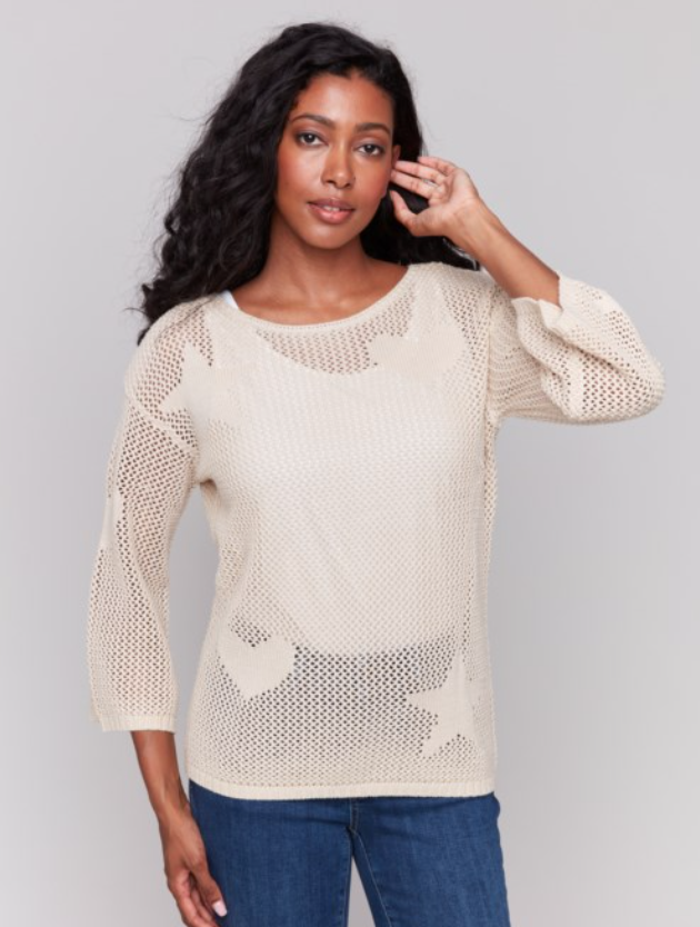 ELINA SWEATER - NATURAL