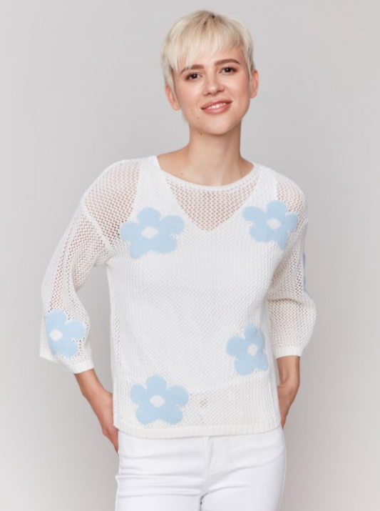 ELINA SWEATER - WHITE