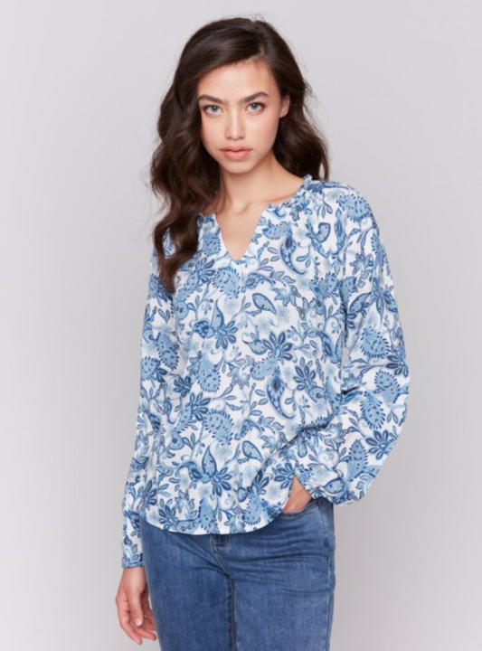 ALLI AZURE BLOUSE