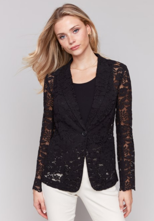 SELIA BLACK BLAZER