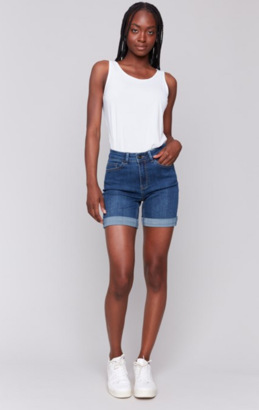 ARVELLA INDIGO SHORTS