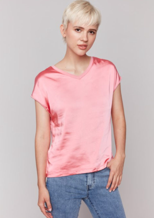 SISSI SATIN KNIT TOP