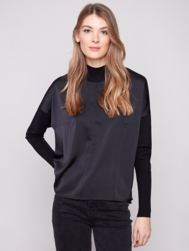 HEDDA BLACK TOP