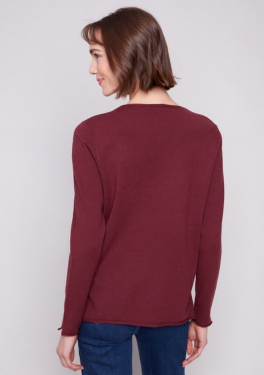 ULKA CABERNET SWEATER