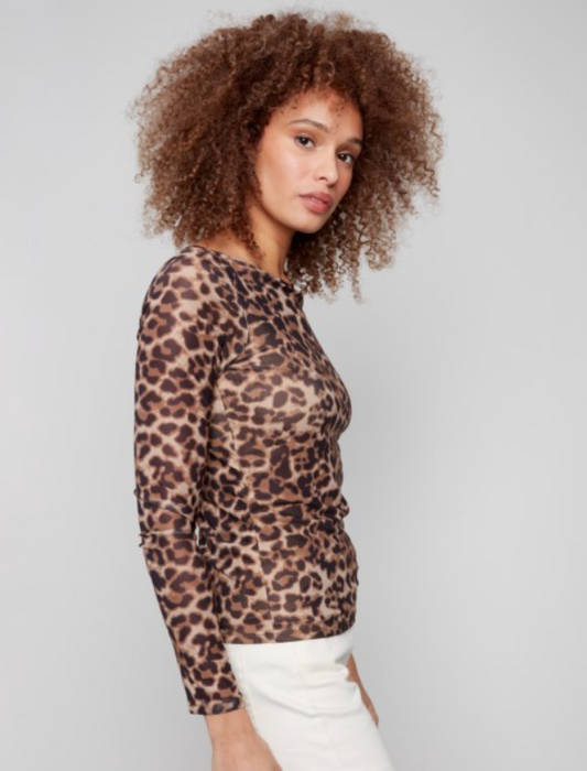 INGRID LEOPARD TOP