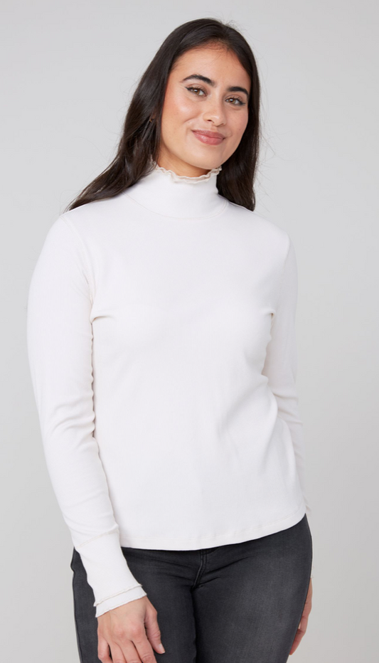 STELLA OYSTER WOVEN TOP