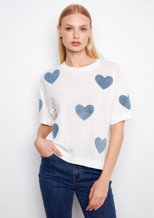 PAYTON HEARTS SWEATER