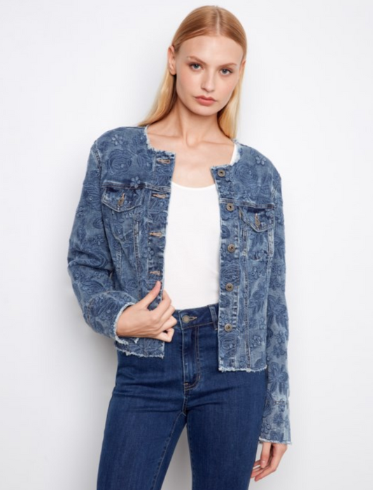 SAIGE MEDIUM BLUE JACKET