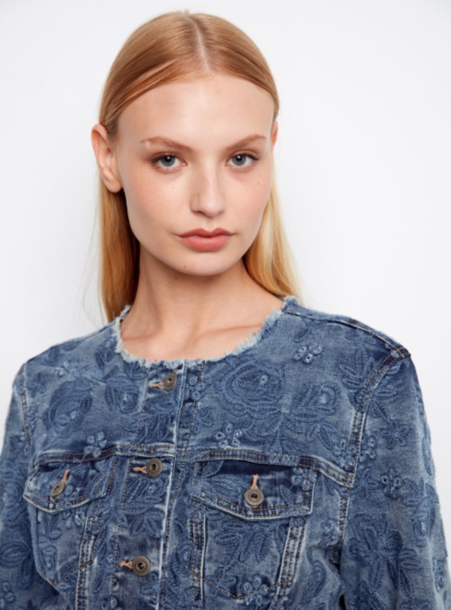 SAIGE MEDIUM BLUE JACKET