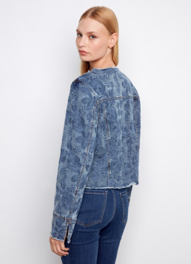 SAIGE MEDIUM BLUE JACKET
