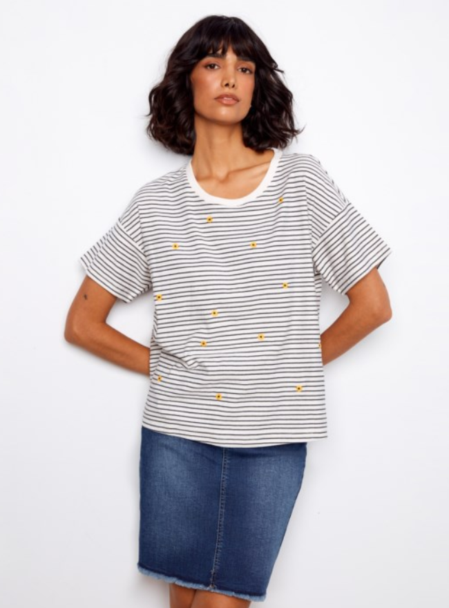 ALEXANDRIA NAVY TEE