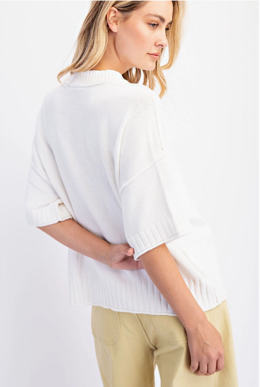 ADDELLE CREAM SWEATER