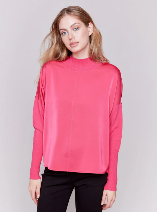 CALLIE TOP - MAGENTA