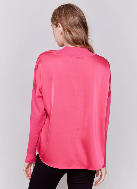 CALLIE TOP - MAGENTA