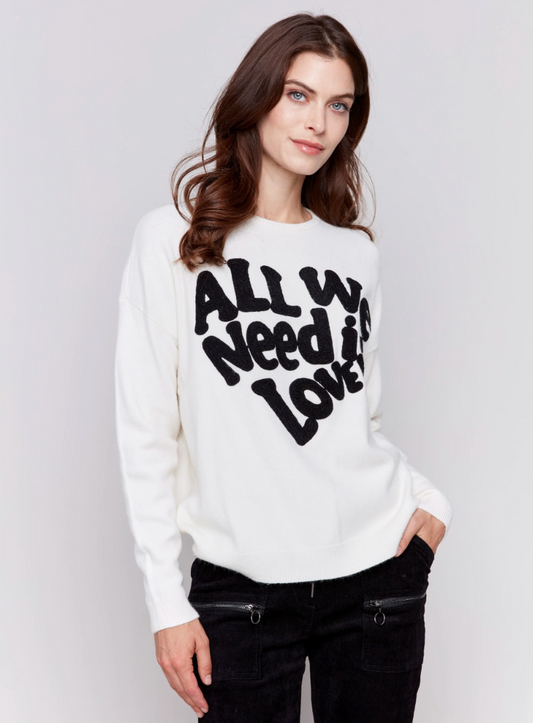 ALL WE NEED IS LOVE SWEATER