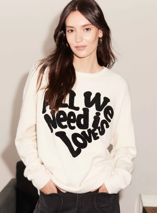 ALL WE NEED IS LOVE SWEATER