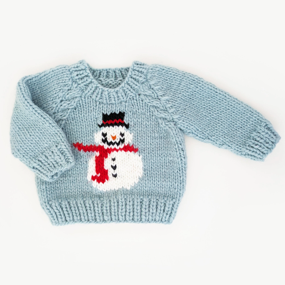 SNOWMAN BABY SWEATER