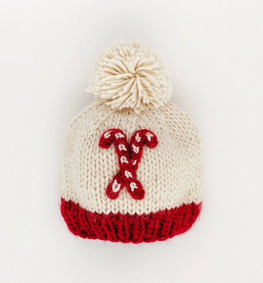 CANDY CANE BABY HAT