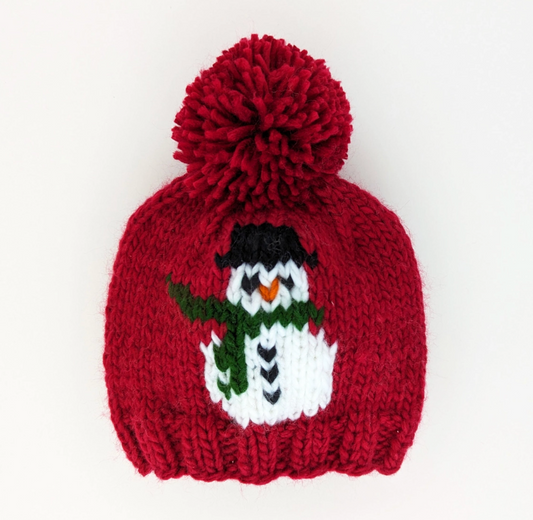 SNOWMAN BABY HAT