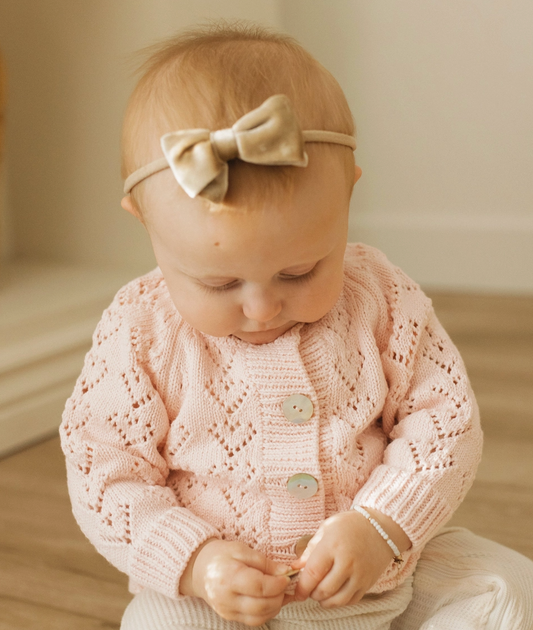 HEART LACE CARDIGAN