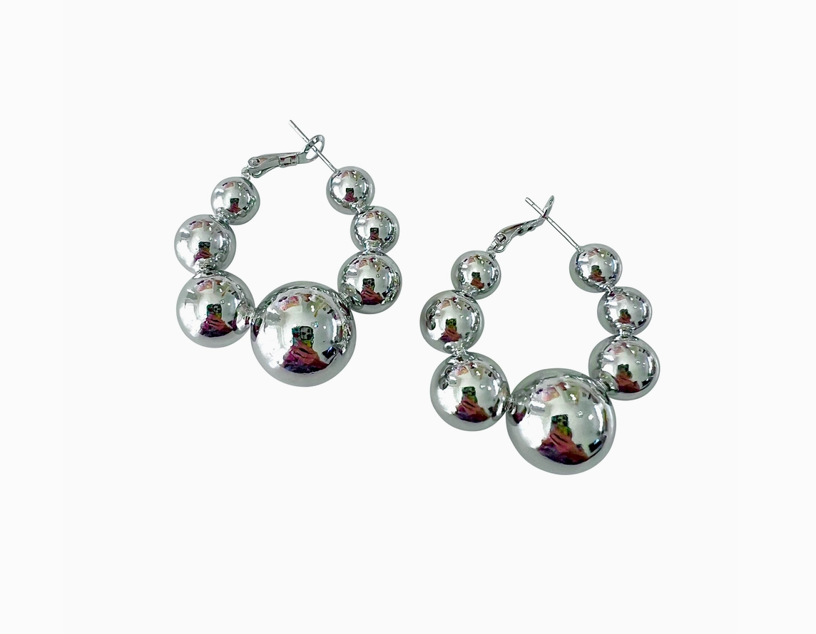 AMY HOOPS - SILVER