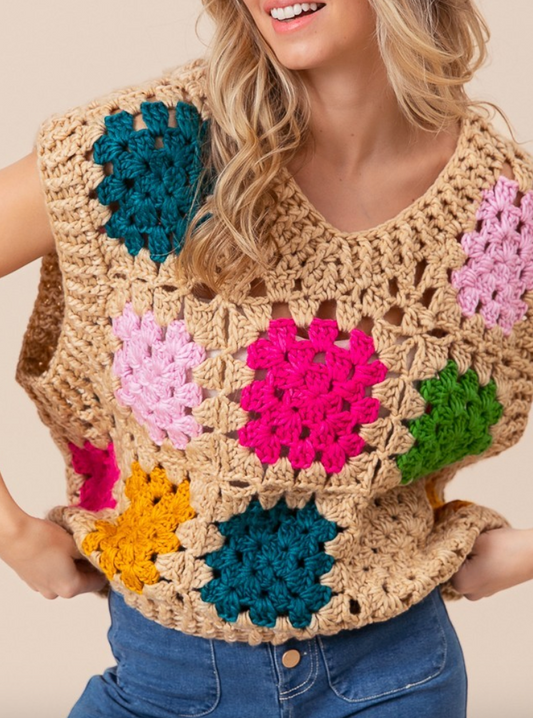 KIMBERLEY CROCHET VEST