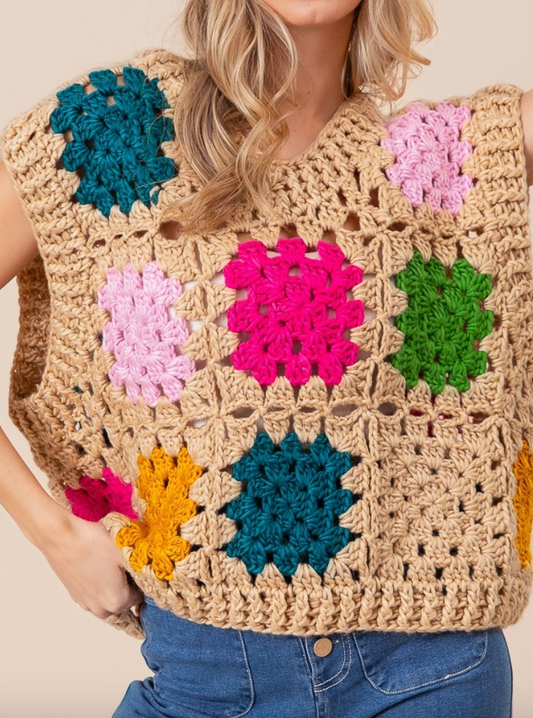 KIMBERLEY CROCHET VEST