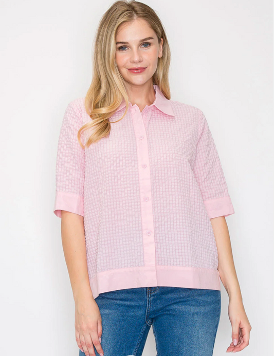 WANESSA TEXTURED BLOUSE