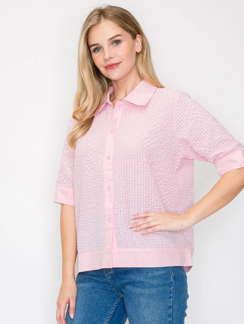 WANESSA TEXTURED BLOUSE