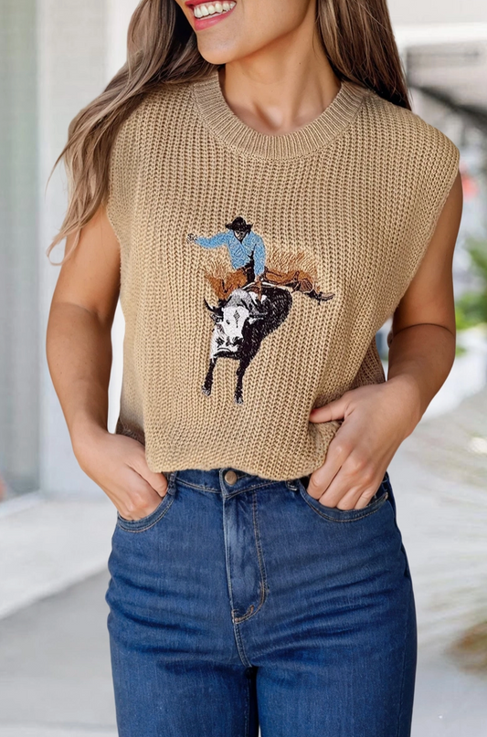 COWBOY SWEATER VEST