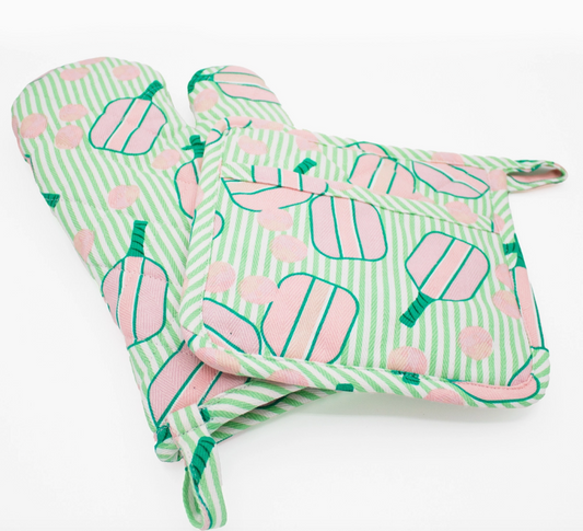 PICKLEBALL OVEN MITT SET