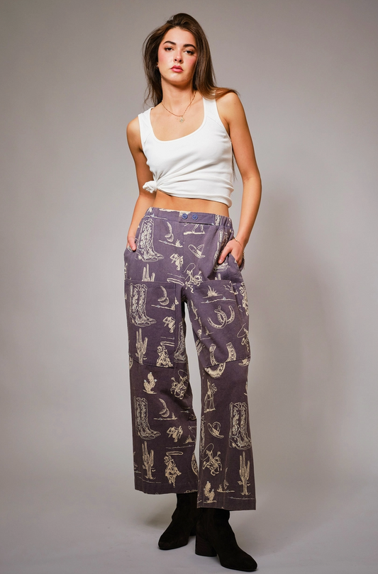 YRENE WESTERN PANTS