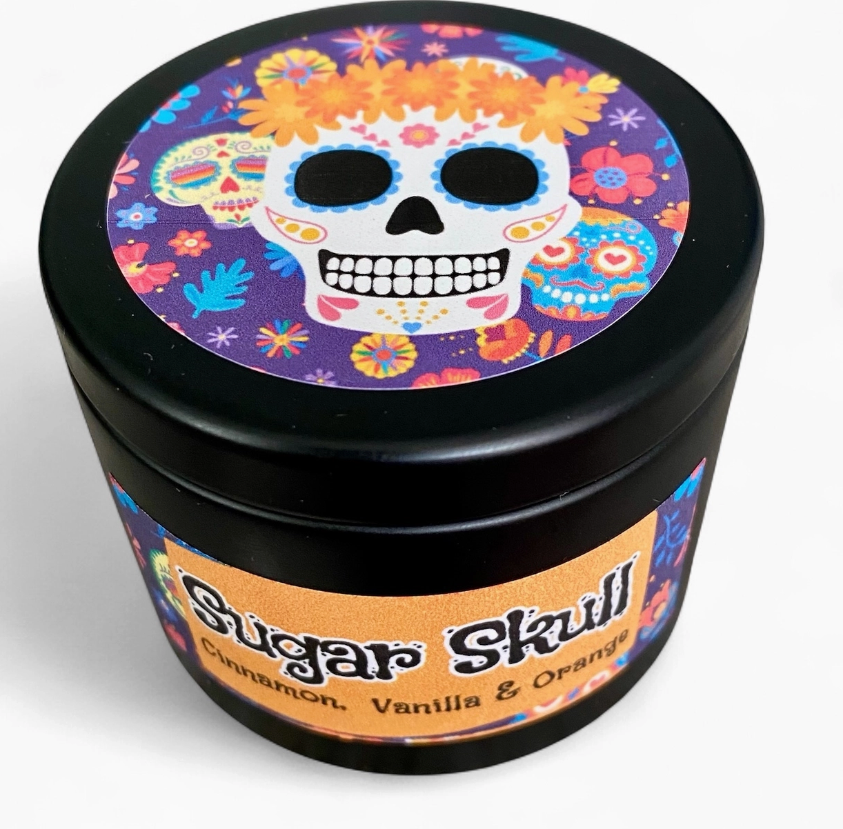 SUGAR SKULL CANDLE