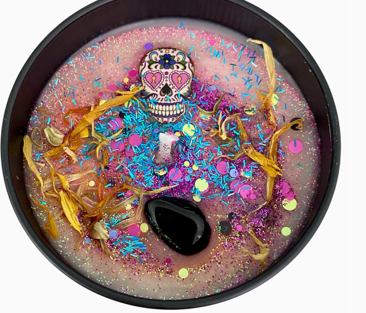 SUGAR SKULL CANDLE